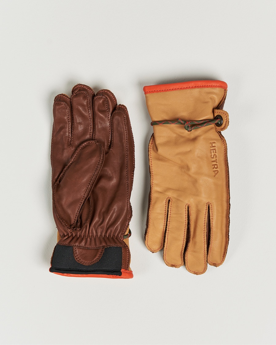 Hestra Wakayama Leather Ski Glove Cognac/Brown – Ruskea