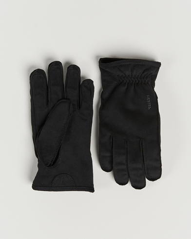 Mies | Käsineet | Hestra | Viljar Vegan Nubuck Glove Black