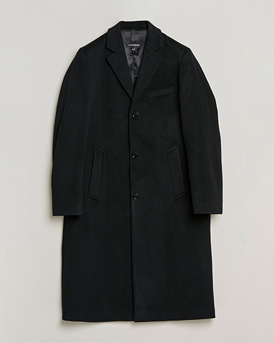 Mies | Päällystakit | J.Lindeberg | Burke Wool/Cashmere Coat Black
