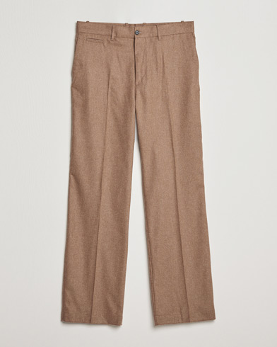 Mies |  | J.Lindeberg | Haij Clean Flannel Trousers Tiger Brown