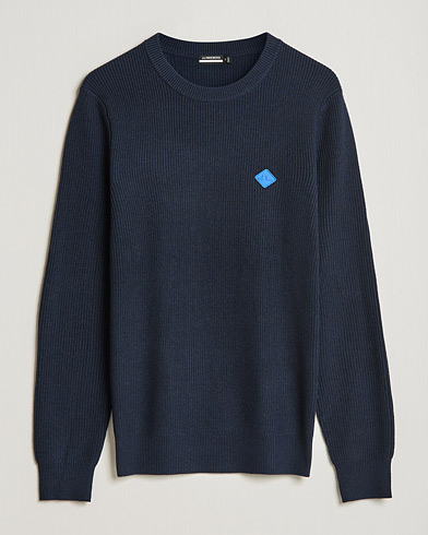 Mies |  | J.Lindeberg | Diamond Knitted Sweater Navy
