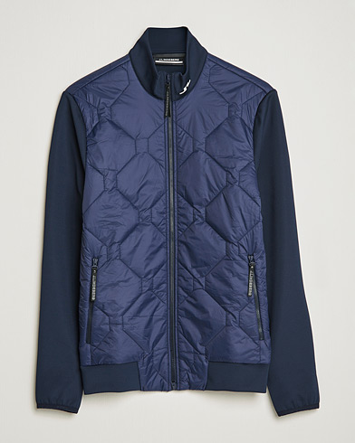 Mies | Active | J.Lindeberg | Quilted Hybrid Jacket Navy