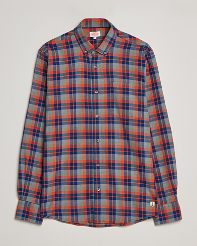 Mies | Flanellipaidat | Armor-lux | Chemise Flannel Shirt Green Blue