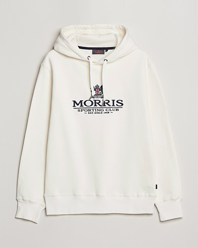 Mies |  | Morris | Trevor Logo Hoodie Off White
