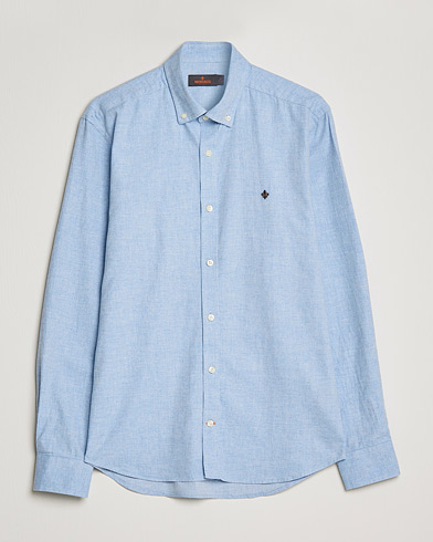 Mies | Flanellipaidat | Morris | Watts Flannel Button Down Shirt Light Blue