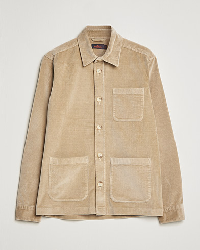 Mies |  | Morris | Heaton Corduroy Shirt Jacket Khaki