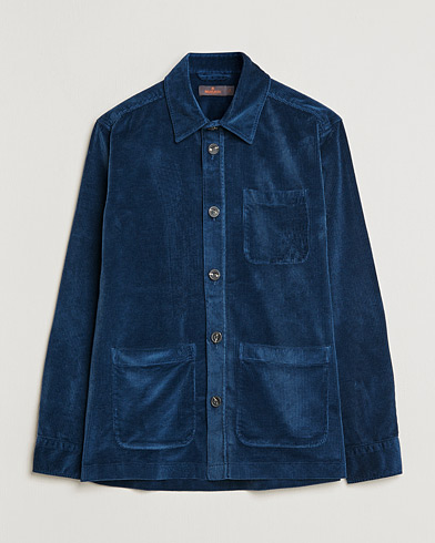 Mies | Morris | Morris | Heaton Corduroy Shirt Jacket Blue