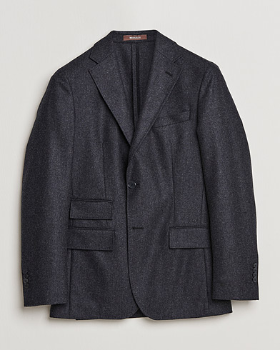 Mies | Preppy Authentic | Morris Heritage | Keith Flannel Suit Blazer Grey