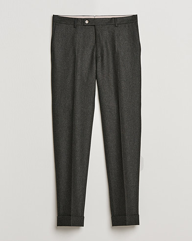 Mies | Preppy Authentic | Morris Heritage | Jack Flannel Suit Trousers Green
