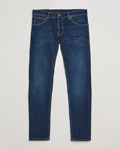 Mies | Nudie Jeans | Nudie Jeans | Tight Terry Organic Jeans Dark Steel
