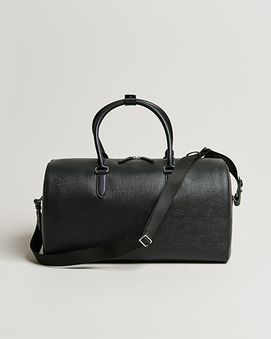 Mies |  | Smythson | Panama Leather Weekendbag Black
