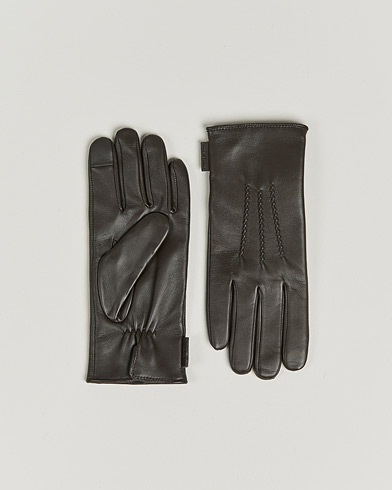Mies | Käsineet | Tiger of Sweden | Garvin Leather Gloves Turkish Coffee