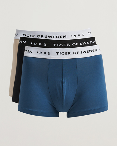 Mies | Alusvaatteet | Tiger of Sweden | Hermod 3-pack Boxer Brief Khaki/Blue/Black