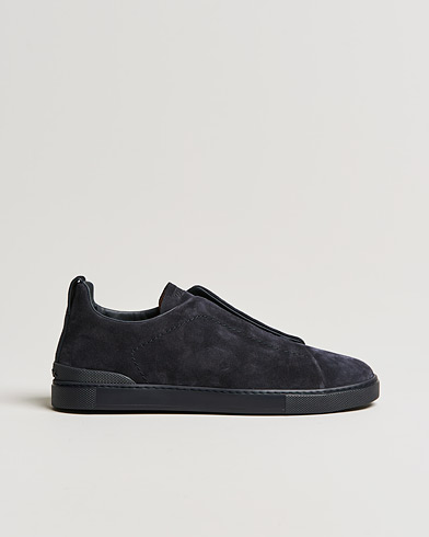 Mies |  | Zegna | Triple Stitch Sneakers Navy