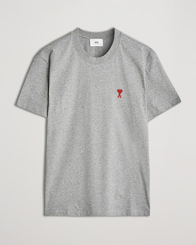 Mies | T-paidat | AMI | Heart Logo T-Shirt Heather Grey
