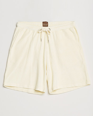 Mies | Rennot shortsit | Stenströms | Towelling Cotton Shorts Cream