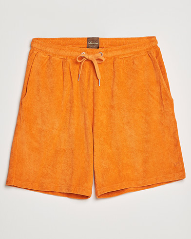 Mies | Alennusmyynti vaatteet | Stenströms | Towelling Cotton Shorts Orange