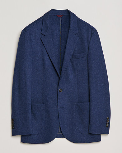 Mies | Pikkutakit | Brunello Cucinelli | Cashmere Jersey Jacket Dark Blue