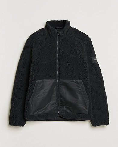 Mies | Puserot | Calvin Klein | Teddy Full Zip Sweater Black