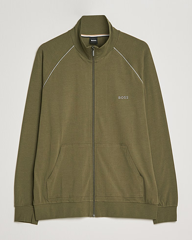 Mies | Alennusmyynti vaatteet | BOSS | Mix & Match Full Zip Jacket Open Green