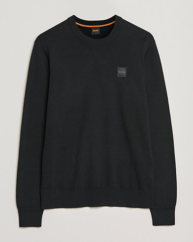 Mies | Neuleet | BOSS Casual | Kanovano Knitted Sweater Black