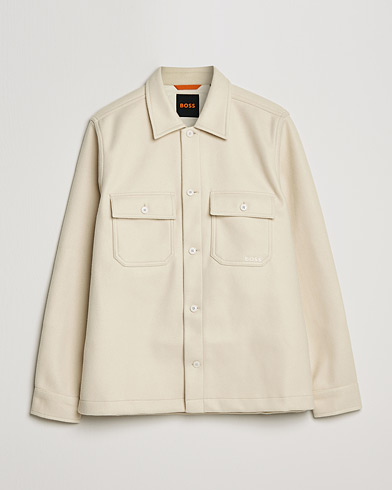 Mies | BOSS Casual | BOSS Casual | Lovvo Pocket Overshirt Open White