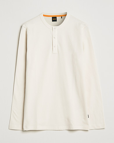 Mies |  | BOSS Casual | Teetwill Henley Open White