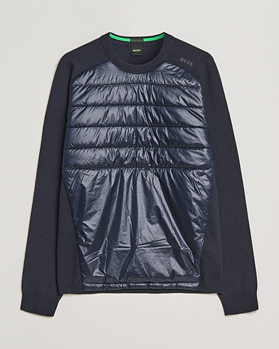 Mies |  | BOSS GREEN | Zarlim Hybrid Sweatshirt Dark Blue