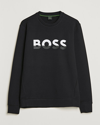 Mies |  | BOSS Athleisure | Salbo Logo Sweatshirt Black