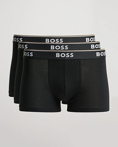 Mies | BOSS | BOSS | 3-Pack Trunk Boxer Shorts Black