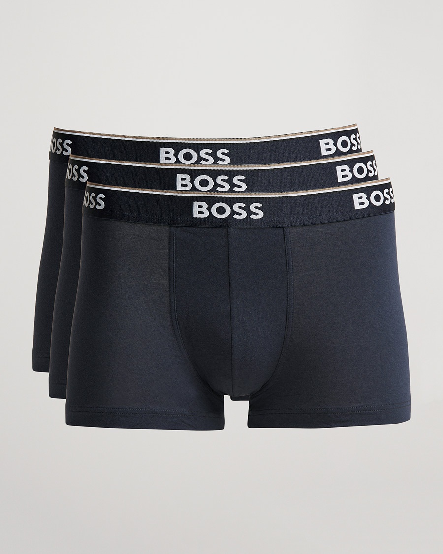 BOSS BLACK 3-Pack Trunk Boxer Shorts Open Blue – Sininen