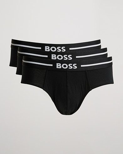 Mies | Alushousut | BOSS BLACK | 3-Pack Boxer Briefs Black
