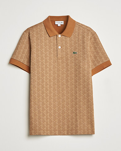 Mies |  | Lacoste | Classic Fit Monogram Jacquard Polo Viennese