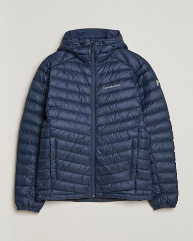 Mies |  | Peak Performance | Frost Liner Down Hooded Jacket  Blue Shadow