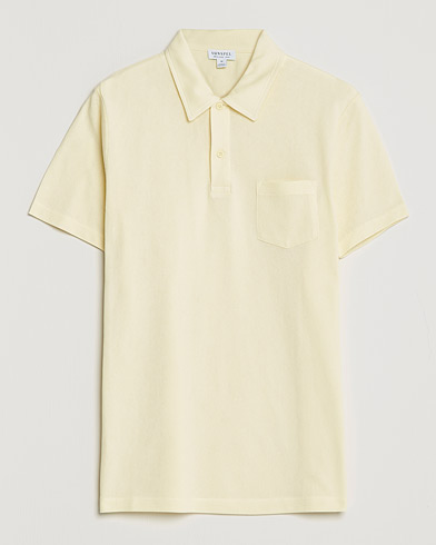 Mies | Pikeet | Sunspel | Riviera Polo Shirt Lemon