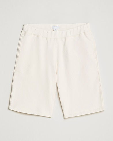 Mies | Shortsit | Sunspel | Loopback Shorts Archive White