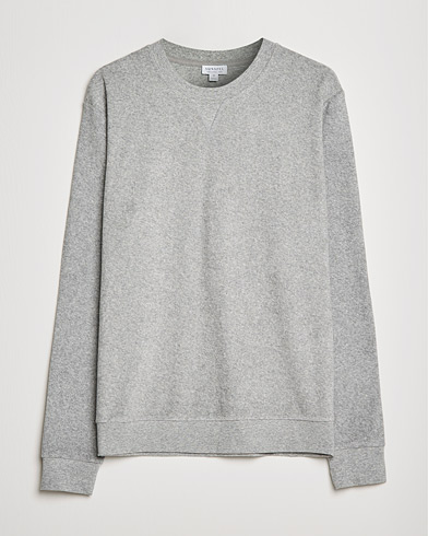 Mies | Alennusmyynti vaatteet | Sunspel | Towelling Sweatshirts Grey Melange