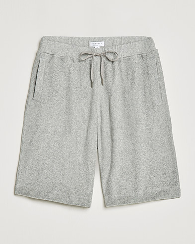 Mies | Alennusmyynti vaatteet | Sunspel | Towelling Shorts Grey Melange