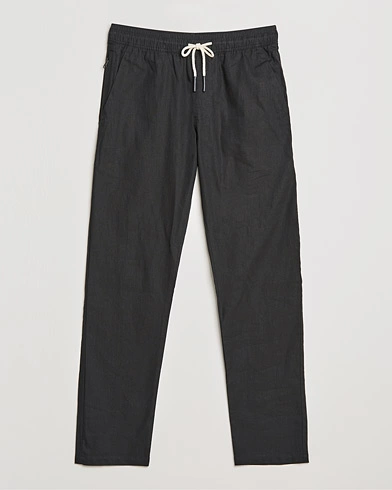 Mies |  | OAS | Linen Long Pants Black