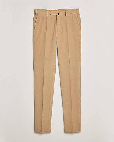 Mies |  | Incotex | Slim Fit Soft Corduroy Trousers Beige