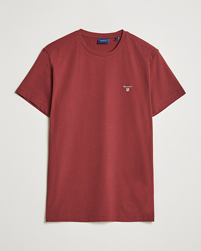 Mies | Preppy AuthenticGAMMAL | GANT | The Original T-shirt Plumped Red