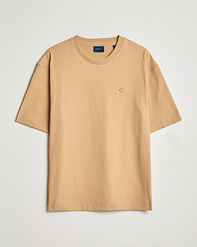 Mies | T-paidat | GANT | Icon Crew Neck T-shirt Toffee Beige