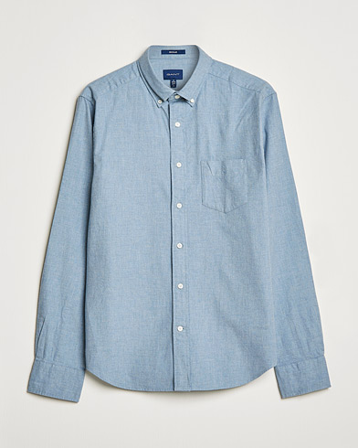Mies |  | GANT | Regular Fit Flannel Shirt Atlantic Sea