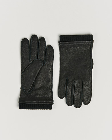 Mies | Käsineet | GANT | Leather Gloves Black