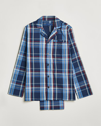 Mies | Preppy Authentic | GANT | Checked Pyjamas Set Classic Blue