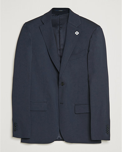 Mies |  | Lardini | Two Button Wool Blazer  Navy