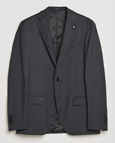 Mies | Pikkutakit | Lardini | Two Button Wool Blazer  Grey