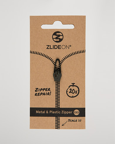 Mies | ZlideOn | ZlideOn | Normal  Plastic & Metal Zipper Black XXS 