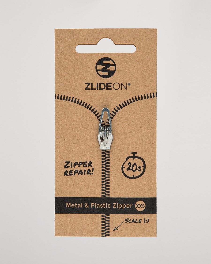 ZlideOn Normal Plastic & Metal Zipper Silver XXS – Hopea