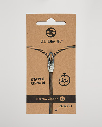 Mies | ZlideOn | ZlideOn | Narrow Zipper Silver XS
